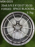 20X8.5-20X9.5-5X120-ET30-ET33-FORGED-SPACE-BLACK-ML-9.7KG