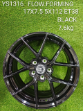 FLOW-FORMING-YS1316-17X7.5-5X112-ET38-BLACK-7.6KG