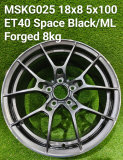 MSKG02518X85X100ET40SPACEBLACKMLFORGED