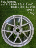 FLOW-YS1316-18X8.5-5X112-5X114.3-ET35-ET40-SILVER
