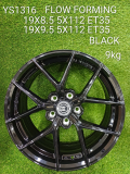 FLOW-FORMING-YS1316-19X8.5-19X9.5-5X112-ET35-BLACK-9KG