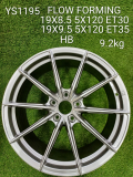 FLOW-FORMING-YS1195-19X8.5-19X9.5-5X120-ET30-ET35-HB-9.2KG