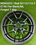 MSKG02518X85X1125X114.3ET40FLATBLACKMLFORGED