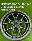 MSKG02518X85X1125X114.3ET40SPACEKBLACKMLFORGED