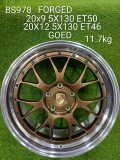 20X9-20X12-5X130-ET50-ET46-GOLD-BS978-FORGED