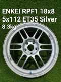 ENKEI-RPF1-18X8-5X112-35-SILVER